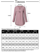Load image into Gallery viewer, Blouses For Women Plus Size Timeson Casual Shirts Junior Professional Work Clothes Floral Print Wrap Tunics Dress Business V Neck High Low Flowy Tops For Leggings Spring Summer Flower Chiffon Top XX-L