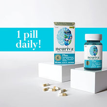 Load image into Gallery viewer, Neuriva Nootropic Brain Support Supplement - Plus Capsules (30 Count in a Box), Phosphatidylserine, B6, B12, Supports Focus Memory Concentration Learning Accuracy and Reasoning