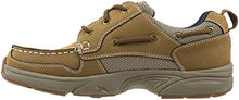 Load image into Gallery viewer, RUGGED SHARK Men's AXIS Boat Shoe, Premium Leather, Comfort Footbed, Tan, Men's Size 10