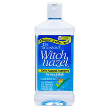 Load image into Gallery viewer, T.N. Dickinson's 16 oz. Witch Hazel 100% Natural Astringent with 100 Pcs. Cotton Rounds
