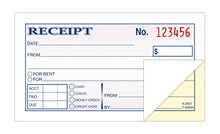 Load image into Gallery viewer, Adams Money and Rent Receipt, 2-3/4 x 5-3/8 Inches, 2-Parts, Carbonless, White/Canary, 50 Sets per Book, 3 Books (DC2501-3)