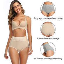 Load image into Gallery viewer, Cotton Underwear for Women, 5 Pack Underpants for Women High Waisted Panties for Women Postpartum Essentials C Section Ladies Briefs Plus Size Post Op Underwear
