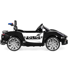 Load image into Gallery viewer, Best Choice Products 12V 2-Speed Kids Police Sports Car Ride On w/ AUX Port, Parent Remote Control, Working Intercom, Headlights, Sounds