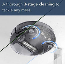 Load image into Gallery viewer, Ecovacs DEEBOT 500 Robot Vacuum Cleaner with Max Power Suction, Up to 110 min Runtime, Hard Floors and Carpets, Pet Hair, App Controls, Self-Charging, Quiet, Large, Black