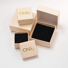 Load image into Gallery viewer, CiNily White Opal Bracelet Cuff Bangle Bracelets for Women 18K White Gold Plated Hypoallergenic Birthstone Bracelets Ladies Gemstone Bangle Bracelet