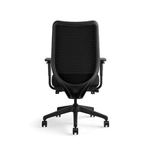 Load image into Gallery viewer, HON Nucleus Mesh Task Chair - Knit Mesh Back Computer Chair with Adjustable Arms, Black (HN1)
