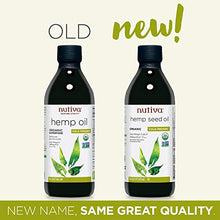 Load image into Gallery viewer, Nutiva Organic Cold-Pressed Unrefined Hemp Oil, 24 Ounce