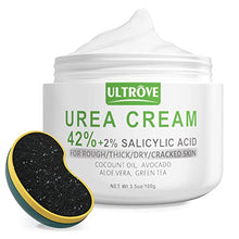 Load image into Gallery viewer, Urea 42% Foot Cream, Foot Repair Cream with Useful Callus Remover Tool for Dry Cracked Heels and Rough, Calloused Feet, Urea Moisturizing Cream for Men and Women 3.5oz