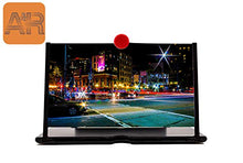 Load image into Gallery viewer, 10" HD Phone Magnifier, Screen Amplifier Enlarger, Universal Mobile Projector for Movies Videos and Gaming, Magnifying Cell, Foldable Stand Supports iPhone Samsung and All Smartphones (Black)