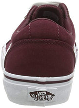 Load image into Gallery viewer, Vans Women's WM Ward Sneaker, Red ((Canvas) Burgundy Olq), 8