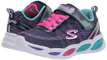 Load image into Gallery viewer, Skechers girls Sport Lighted - Shimmer Beams Sparkle Glow 20300n (Toddler) Sneaker, Navy/Multi, 9 Toddler US