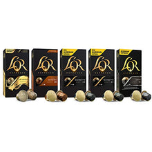 Load image into Gallery viewer, L'OR Espresso Pods, 50 Capsules Intense Variety Pack, Single Cup Aluminum Coffee Capsules Compatible with Nespresso Original Machines