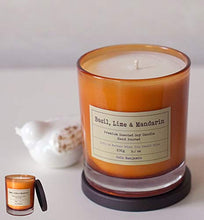Load image into Gallery viewer, (Basil, Lime & Mandarin) 8.1 oz, 100% Soy, Hand Poured Soy Candle, Highly Scented