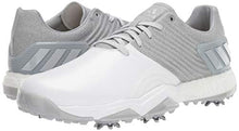 Load image into Gallery viewer, adidas Men's Adipower 4ORGED Golf Shoe, Clear Onix/Matte Silver/FTWR White, 13 M US