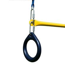 Load image into Gallery viewer, Swing-N-Slide Ring and Trapeze Combo swing Black