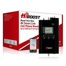 Load image into Gallery viewer, HiBoost Cell Phone Signal Booster for Home, Up to 4,000 sq ft, Support All US Carriers-Verizon, AT&T, T-Mobile, Sprint, Amplifier Kit with APP and LCD