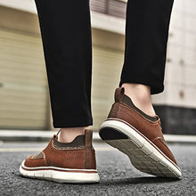Load image into Gallery viewer, Men's Oxford Shoes Casual Dress Shoes for Men Business Walking Comfortable (Brown,41