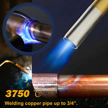 Load image into Gallery viewer, High Intensity Propane Torch Head, GJ-8000 Trigger Start Mapp Gas Torch Map Gas Torch Kit with Self Ignition, Pencil Flame Welding Torch Fuel by MAPP, MAP/PRO, Propane torch Kit(CSA Certified)