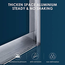 Load image into Gallery viewer, SUNNY SHOWER Semi-Frameless Shower Door Glass Sliding Design Bathroom Shower Enclosure 1/4" Clear Glass, Brushed Nickel Finish, 60" x 72" Glass Shower Door