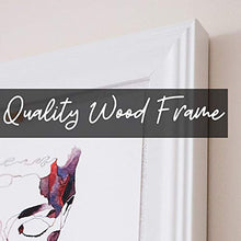 Load image into Gallery viewer, White Cork Board with Wooden White Frame 17x23"