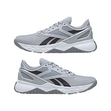 Load image into Gallery viewer, Reebok Women's Nanoflex TR Cross Trainer, Cold Grey/Black/White, 7