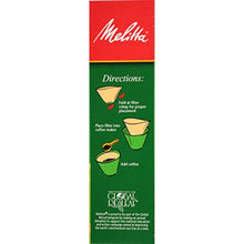 Load image into Gallery viewer, Melitta #4 Cone Coffee Filters, Natural Brown, 100 Count