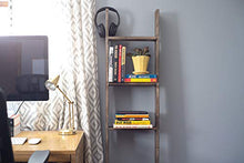Load image into Gallery viewer, BarnwoodUSA Rustic 5 Foot Decorative Wooden Display Ladder - 100% Reclaimed Wood, Brown