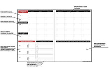 Load image into Gallery viewer, Law of Attraction Daily Planner - Deluxe Day Calendar and Gratitude Journal to Increase Productivity, Happiness & Time Management - Non Dated, A5 Purple Hardcover + Bonus Stickers