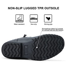 Load image into Gallery viewer, STQ Duck Boots for Women, Waterproof Winter Boots Quilted Snow Boots Black Plaid, 6 US