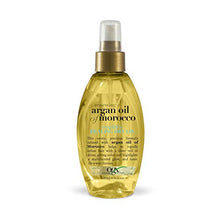 Load image into Gallery viewer, OGX Renewing + Argan Oil of Morocco Weightless Healing Dry Oil Spray, Lightweight Hair Oil Mist for Split Ends, Frizzy Hair and Flyaways, Paraben-Free, Sulfated-Surfactants Free, 4 Fl Oz