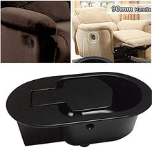 Load image into Gallery viewer, Aluminum Alloy Black Switch Spring Cable, Sofa and Chair Matching Furniture Hardware Accessories Metal Recliner Handle Replacement Parts with Cable