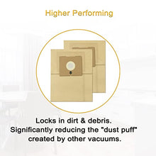 Load image into Gallery viewer, Rstartree Vacuum Bags Replacement for Bissell Zing, Dust Bags Compatible with 4122 Zing Bagged Canister Vacuum, Part # 2138425, Brown (Pack of 6)