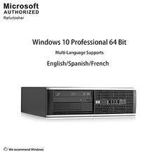 Load image into Gallery viewer, HP Elite Desktop Computer Package - Windows 10 Professional, Intel Quad Core i5 3.2GHz, 8GB RAM, 500GB HDD, 22inch LCD Monitor, Keyboard, Mouse, WiFi (Renewed)