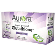 Load image into Gallery viewer, Aurora Nutrascience, Mega-Liposomal Glutathione, 750 mg, 32 Single-Serve Liquid Packets, 0.5 fl oz (15 ml) Each