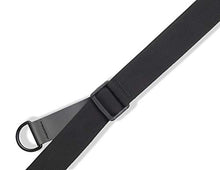 Load image into Gallery viewer, Levy's Leathers Right Height Guitar Strap with RipChord Quick Adjustment Technology; 2.5" Wide Suede - Black (MRHSP-BLK)