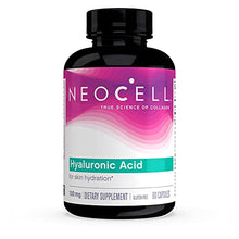 Load image into Gallery viewer, NeoCell Hyaluronic Acid, Daily Hydration for Skin Hydration & Suppleness, 100mg ,60 Capsules (Package May Vary)