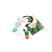Load image into Gallery viewer, Orgone Chakra Crystals Bullet Necklace With Healing Stones for Emf Protection - Healing Crystals Chakra Necklace - crystal Jewelry for Women - Chakra Stones Based Crystal Pendant Necklace for Men