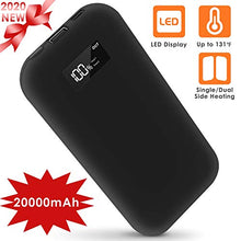 Load image into Gallery viewer, COMLIFE Portable Hand Warmer, 20000mAh Electric Camping Long-Lasting Pocket Warmer & Reusable Larger Capacity Type-C Power Bank, Single/Dual-Sided Quick Heating, LED Display, Up to 14 Hours of Heat