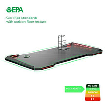 Load image into Gallery viewer, SOViD Gaming Desk with LED RGB Lights 47 Inch PC Computer Desk Y Shaped Gamer Setup Accessories for Sons' Gift Game Table Gamer Handle Rack Cup Holder & Headphone Hook Black