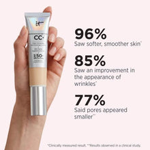 Load image into Gallery viewer, it COSMETICS Your Skin But Better Cc+ Cream, Light Medium (C) - Full-Coverage Foundation, Hydrating Serum & Spf 50+ Sunscreen - Natural Finish - 1.08 Fl Oz Light Medium (Cool Undertone)