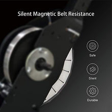 Load image into Gallery viewer, ECHANFIT Indoor Cycling Bike Folding Magnetic Exercise Upright Bike Stationary with 16 Levels Resistance Arm Training Bands and Electronic Display