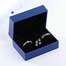 Load image into Gallery viewer, Aeici 925 Sterling Silver Engagement Wedding Band Ring for Women and Men Twisted Waterdrop Moonstone