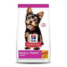 Load image into Gallery viewer, Hill's Science Diet Dry Dog Food, Puppy, Small Paws, Chicken Meal, Barley & Brown Rice Recipe, 15.5 lb Bag