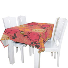 Load image into Gallery viewer, ALAZA Pumpkins Autumn Tablecloth,Washable Tablecloth,54 x 72 Inch Oblong/Rectangle Tablecloth for Family Dinner,Indoor or Outdoor Parties