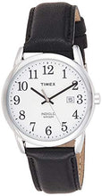Load image into Gallery viewer, Timex Men's TW2P75600 Easy Reader 38mm Black/Silver-Tone/White Leather Strap Watch