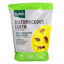 Load image into Gallery viewer, Safer 51703 Diatomaceous Earth-Bed Bug Flea, Ant, Crawling Insect Killer 4 Lb