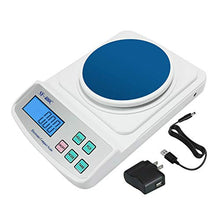 Load image into Gallery viewer, 600 g (21 oz) / 0.01 g Digital LCD Analytical Balance Laboratory School Scale with USB Charger AC/DC Adapter