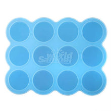 Load image into Gallery viewer, Samuelworld Baby Food Storage Container, 12 Portions Freezer Tray with Lid, 12x2.5oz BPA Free, Silicone, Perfect for Homemade Baby Food, Vegetable & Fruit Purees and Breast Milk