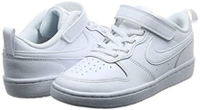 Load image into Gallery viewer, Nike Toddler Court Borough Low 2 TD White/White Size 6