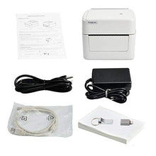 Load image into Gallery viewer, FungLam Label Printer, High Speed USB Direct Thermal Label Printer for Amazon, Ebay, Etsy, Shipify Labeling, 4x6 Shipping Label Printer, Thermal Printer, White